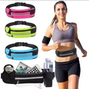 Black Running Waist Pack